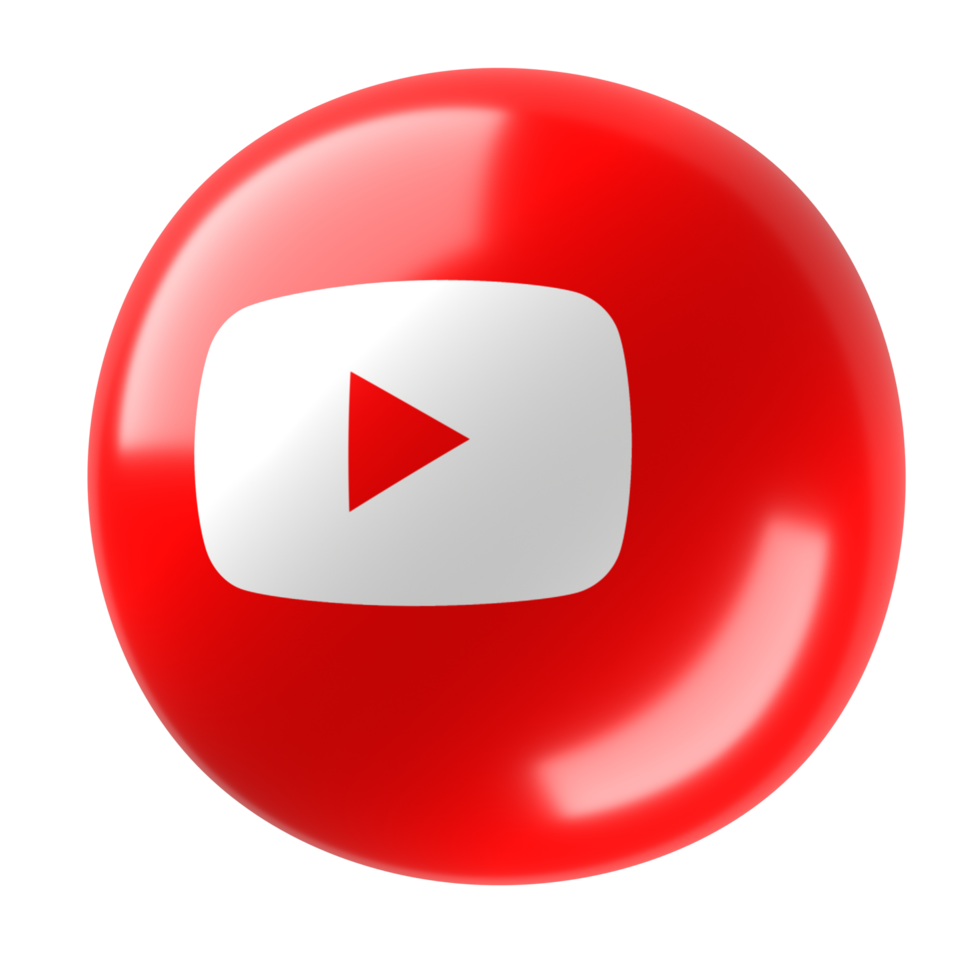 youtube-3d-logo-free-png